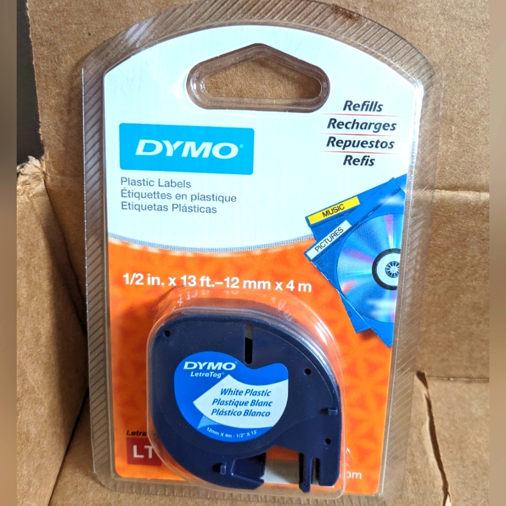 🚨 $5 w/Bundle ,2+Items 🔥Dymo Label Maker Refills NEW Red